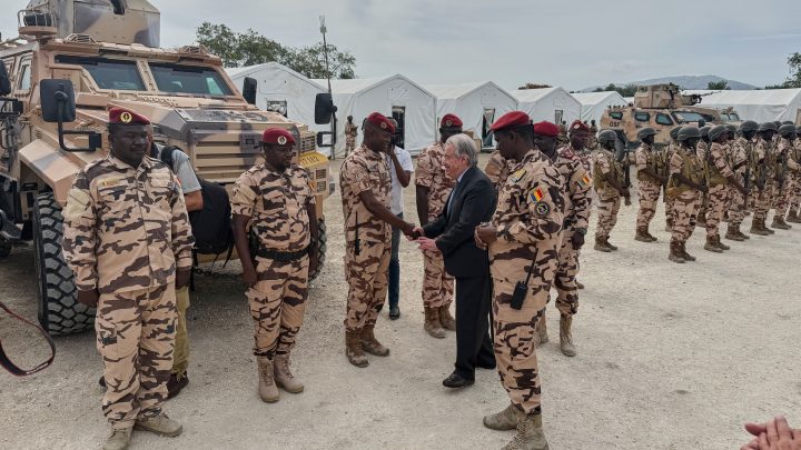 UN chief visits Haiti, where a new ‘gang-suppression force’ will be deployed
