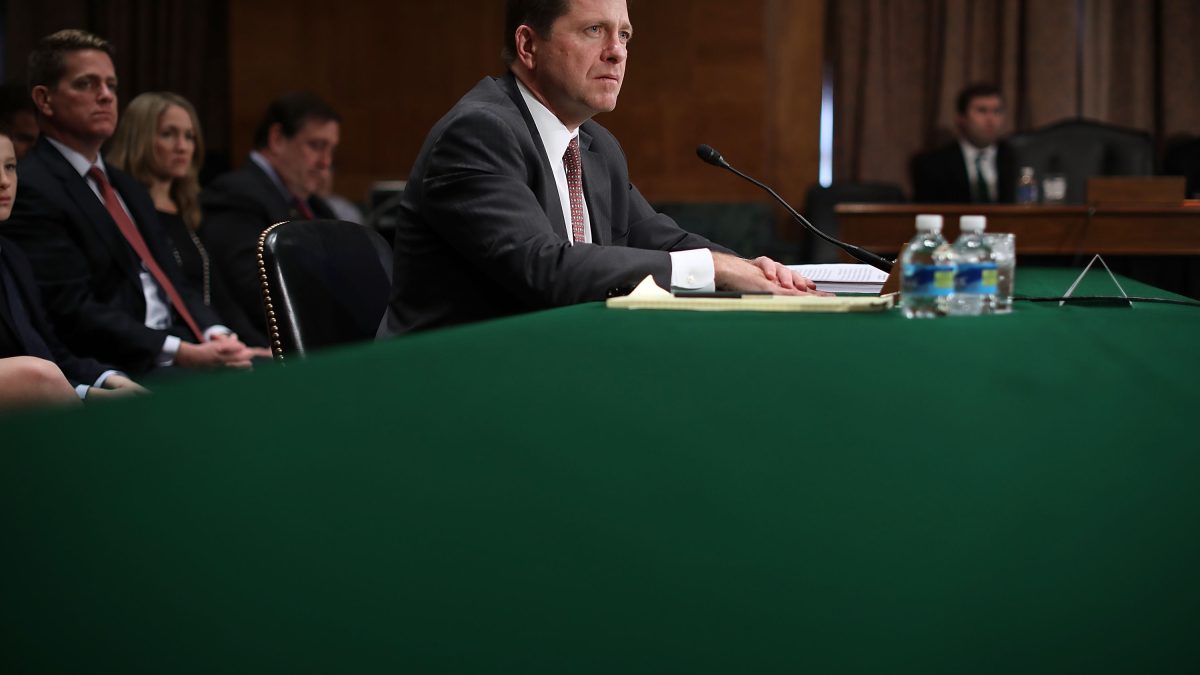 Senate Holds Confirmation Hearing For Jay Clayton To Head SEC