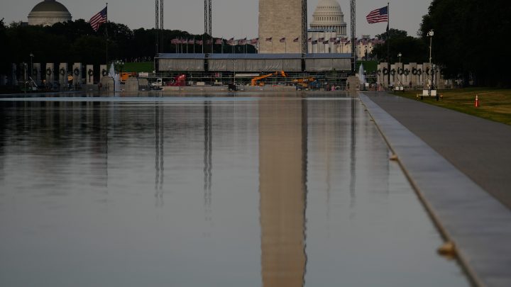 Reflecting Pool liner was cut with a sharp knife or razor, National Park Service says