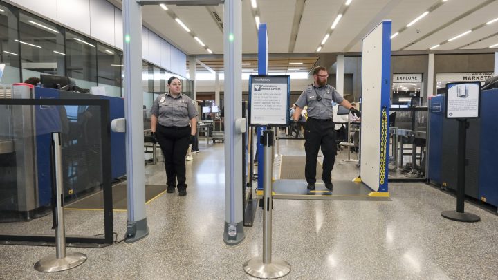 Why do some U.S. airports have private security, but others use TSA?