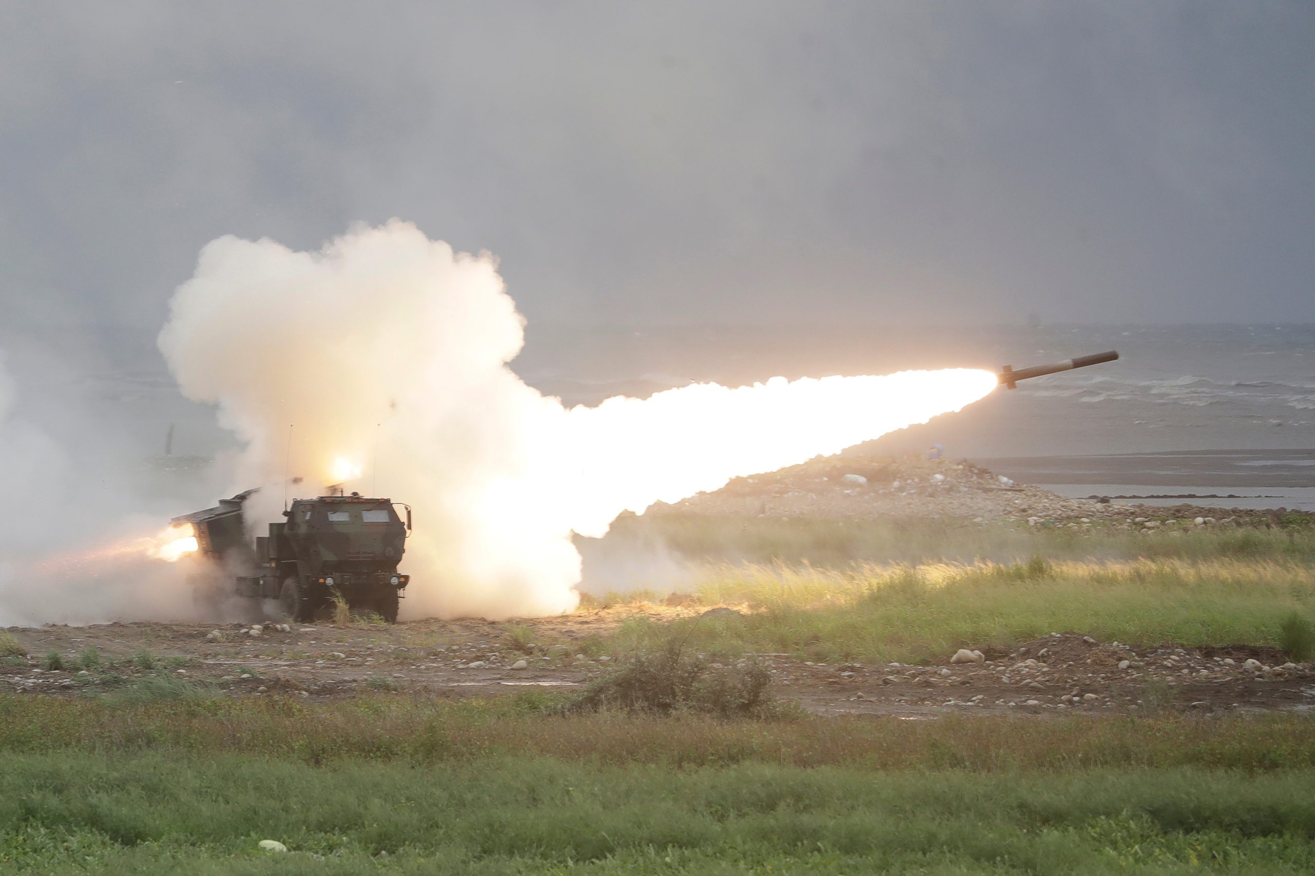 Taiwan drills with U.S. rocket system, firing in China’s direction