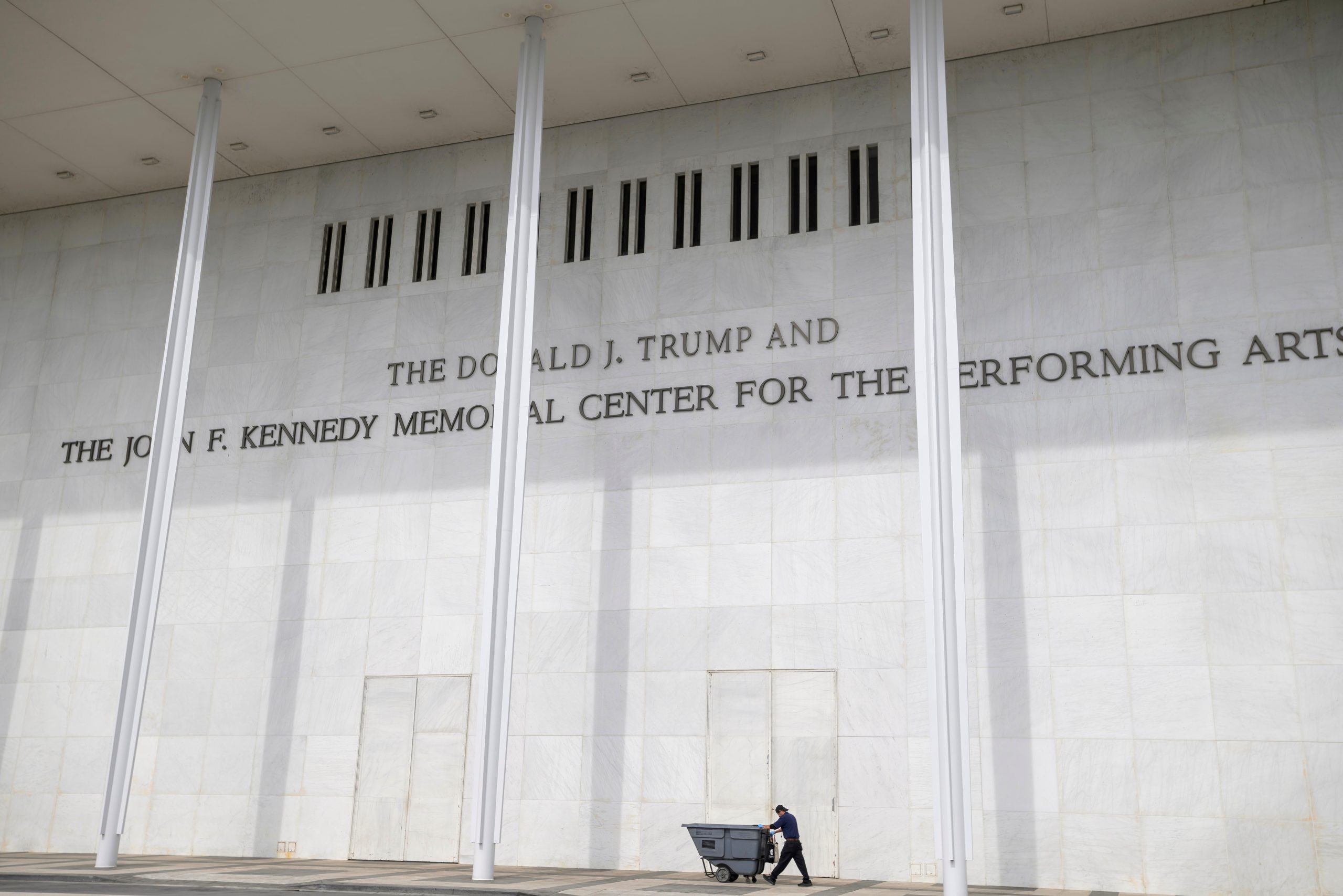Kennedy Center board seeks pause of ruling ordering removal of Trump’s name