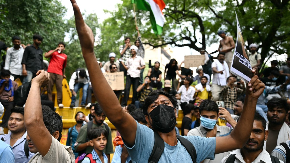 TOPSHOT-INDIA-POLITICS-EDUCATION-PROTEST
