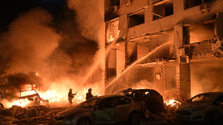 Russian missile and drone attack on Ukraine’s capital kills at least 11