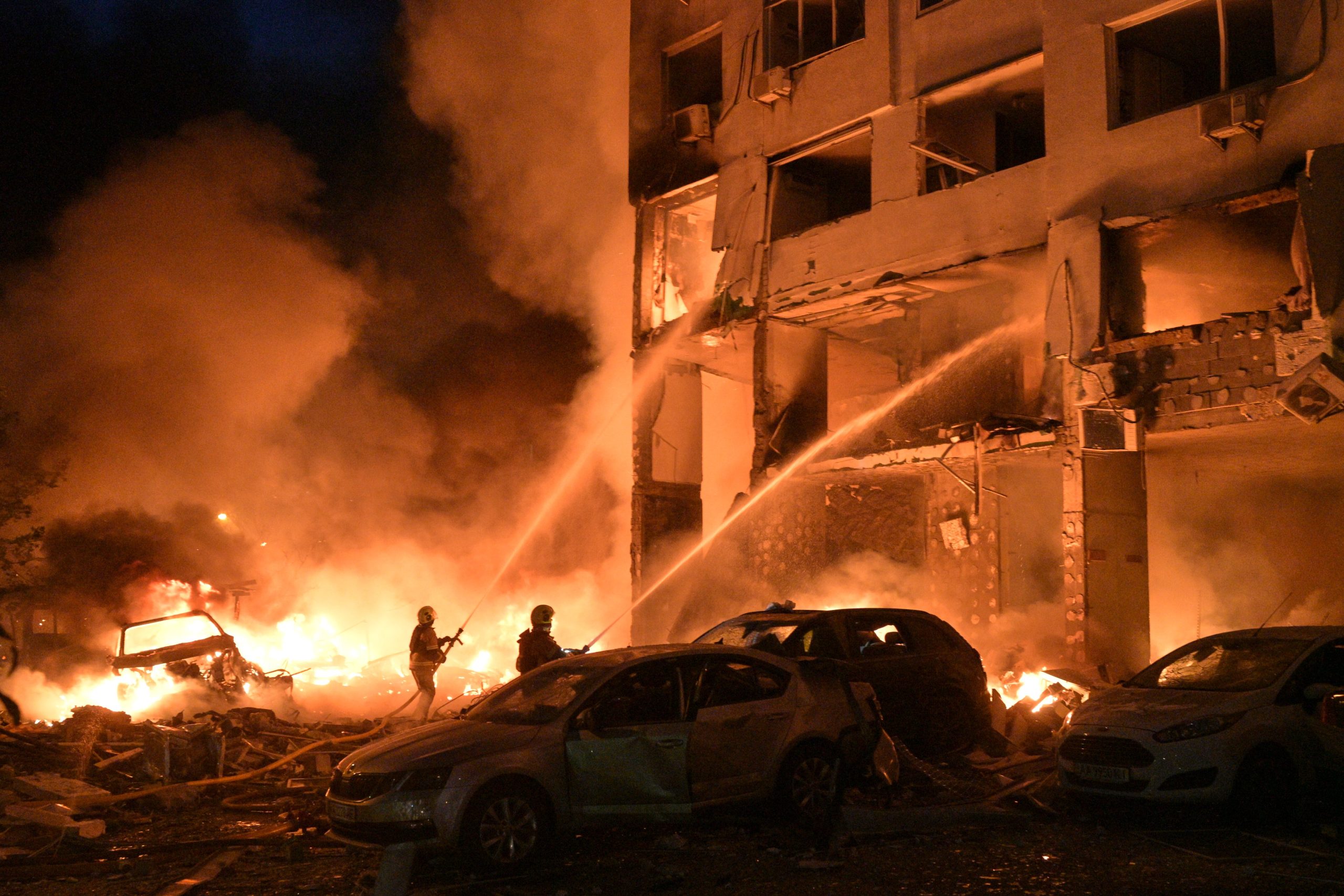 Russian missile and drone attack on Ukraine’s capital kills at least 11
