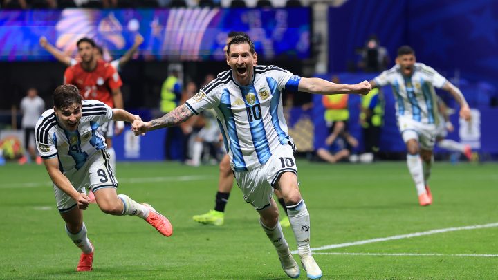 Reigning champion Argentina escapes with remarkable World Cup victory over Egypt