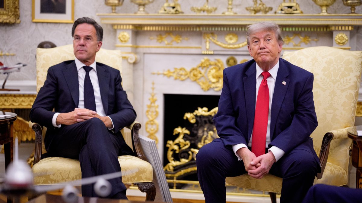 President Trump Meets With NATO Secretary-General Mark Rutte In The Oval Office