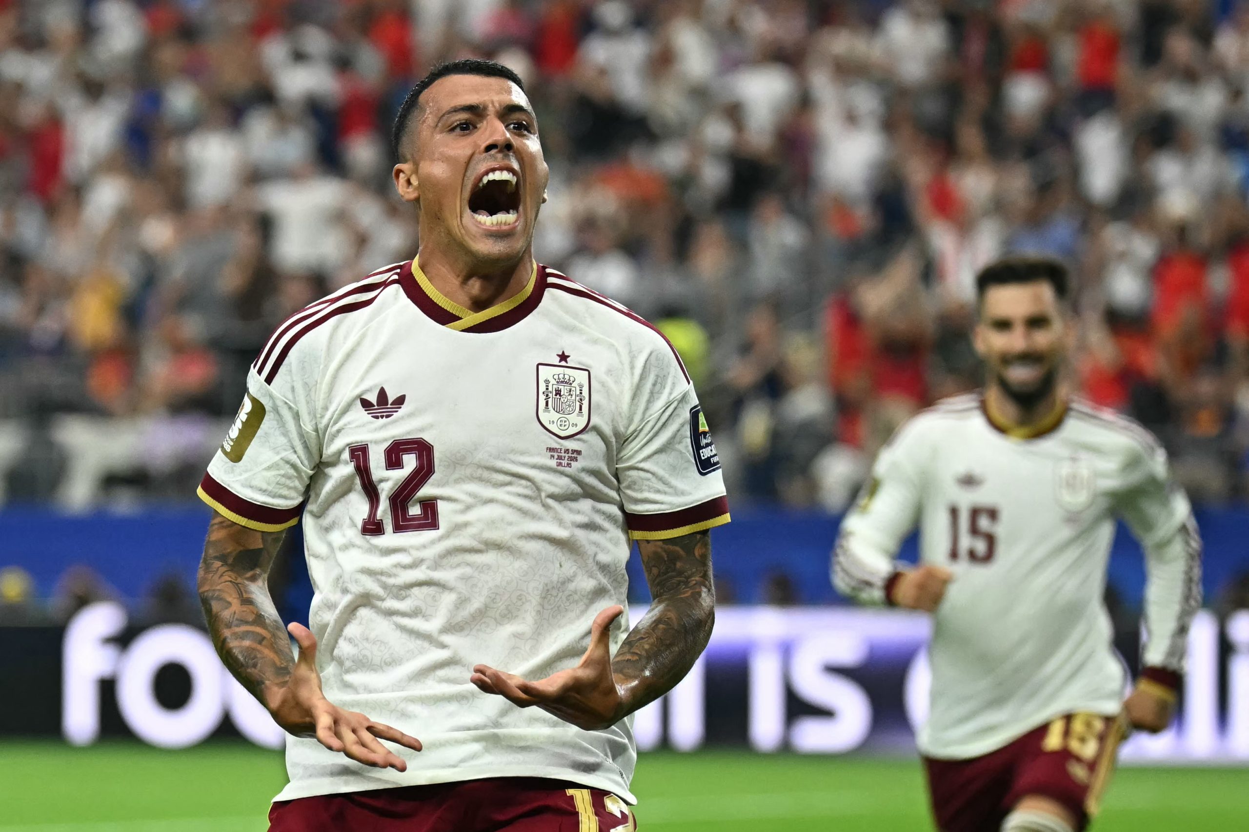 Spain sparkles to shock France 2-0 and advance to the World Cup final