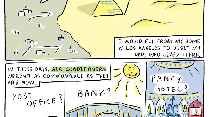 COMIC: Temps are predicted to hit 106 in Egypt this week. How do people stay cool?