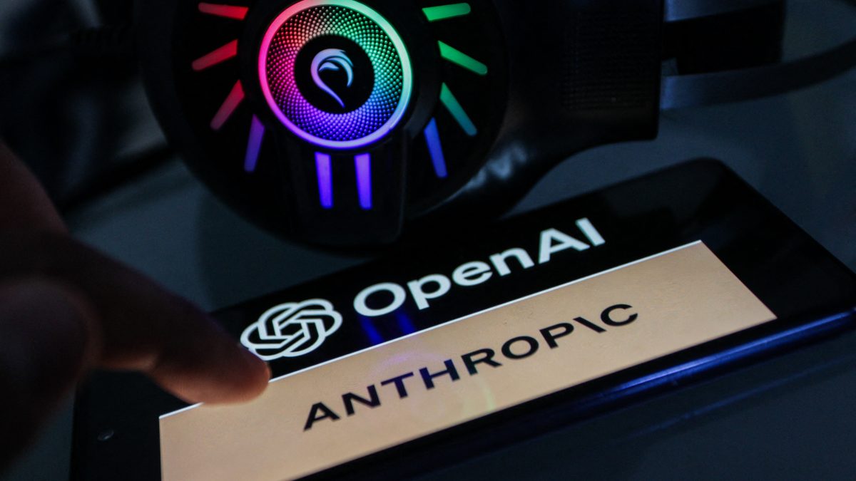 TUNISIA-ILLUSTRATION-OPENAI-ANTHROPIC-AI-US-COMPETITION