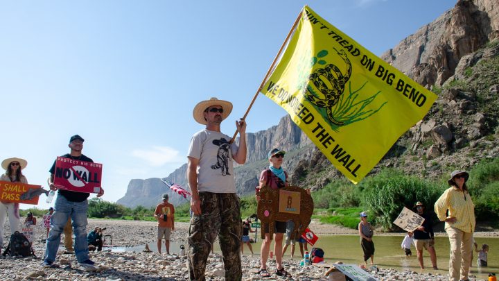 At Big Bend National Park, bulldozers begin clearing pristine desert land for border barrier work