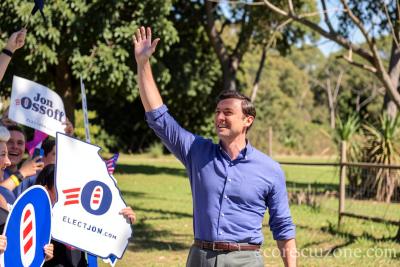 Jon Ossoff, usually a head down senator, has found a formula to excite Democrats