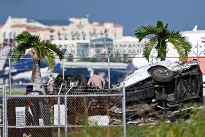 5 dead after crash at Miami Airport. And, Germany’s far-right wins state election